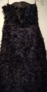 ST John's Black Strapless Dress Sz 8